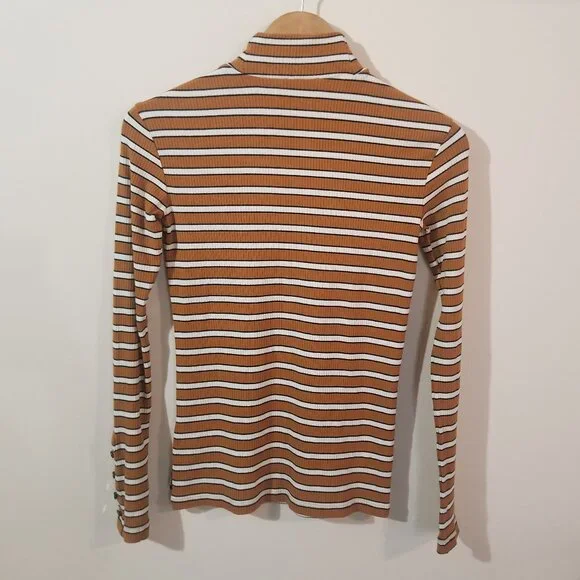 Scotch & Soda Women's Top Lot - Organic Cotton Button Down Up & Turtleneck - XS - Picture 12 of 14